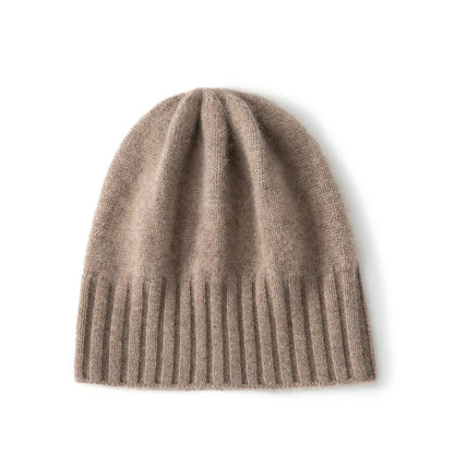 Soft Winter Beanie Hat for Women - Knitted Cashmere Warmth