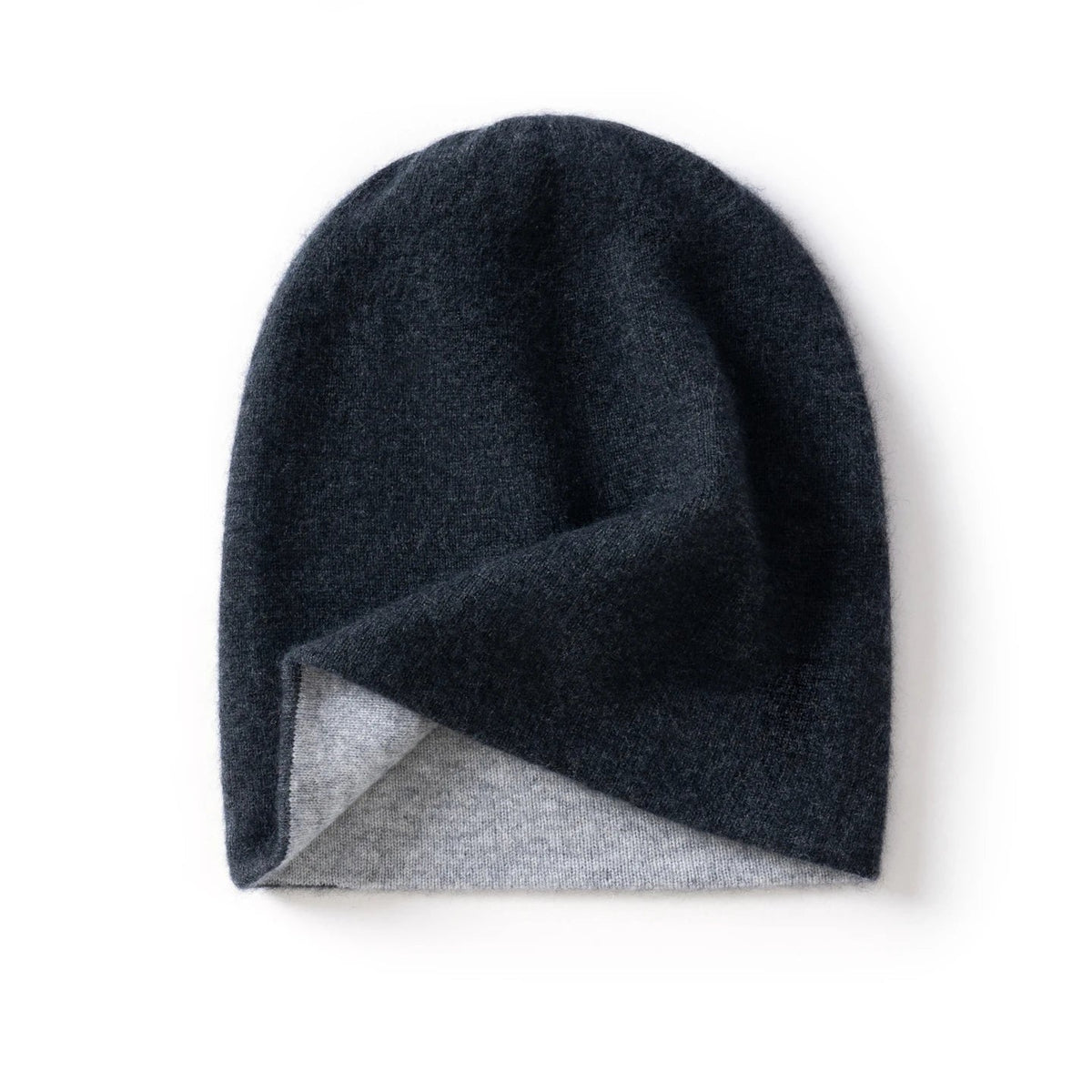Double-Layer Knit Beanie for Men and Women - Cashmere Winter Hat