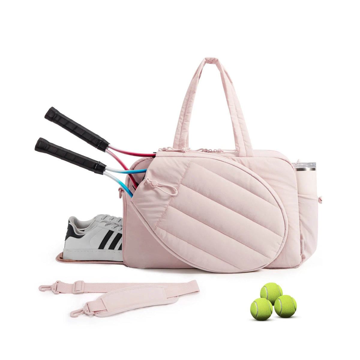 Gym and Tennis Duffle Bag with Shoe Storage Compartment