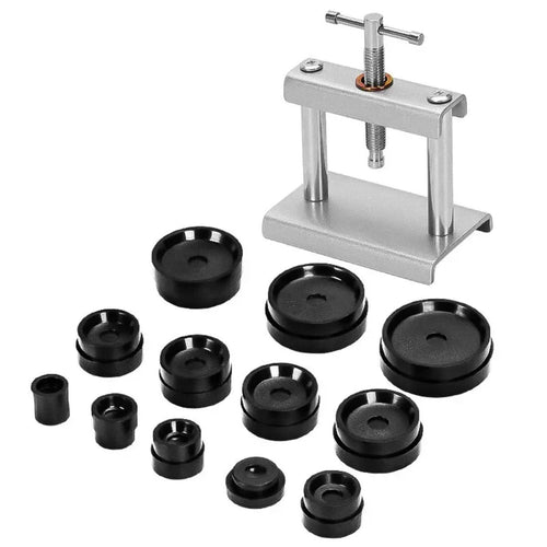 18-Piece Watch Case Press Tool Set for Back Closure Fitting