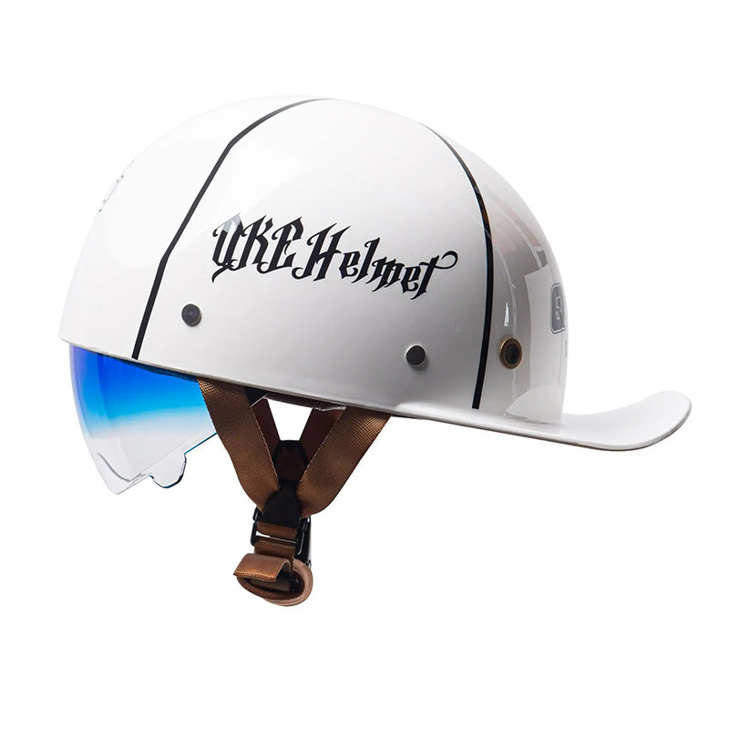 Motorcycle Baseball Helmet - DOT Certified