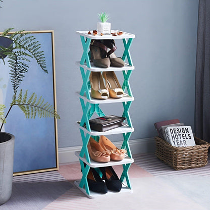 Adjustable Shoe Rack with 3 to 7 Tiers | Space-Saving Organizer