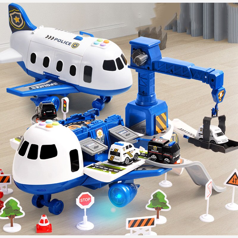 SkyExplorer Airplane Playset – 20-Piece Building and Roleplay Set for Kids