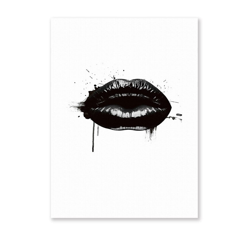 Chic Abstract Makeup Art Print for Modern Spaces
