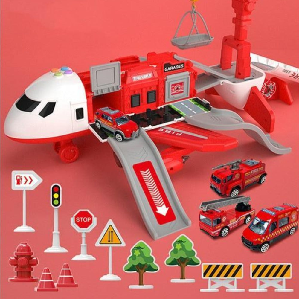 SkyExplorer Airplane Playset – 20-Piece Building and Roleplay Set for Kids