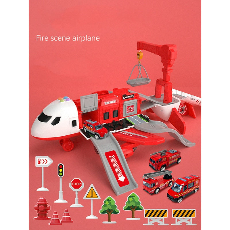 SkyExplorer Airplane Playset – 20-Piece Building and Roleplay Set for Kids