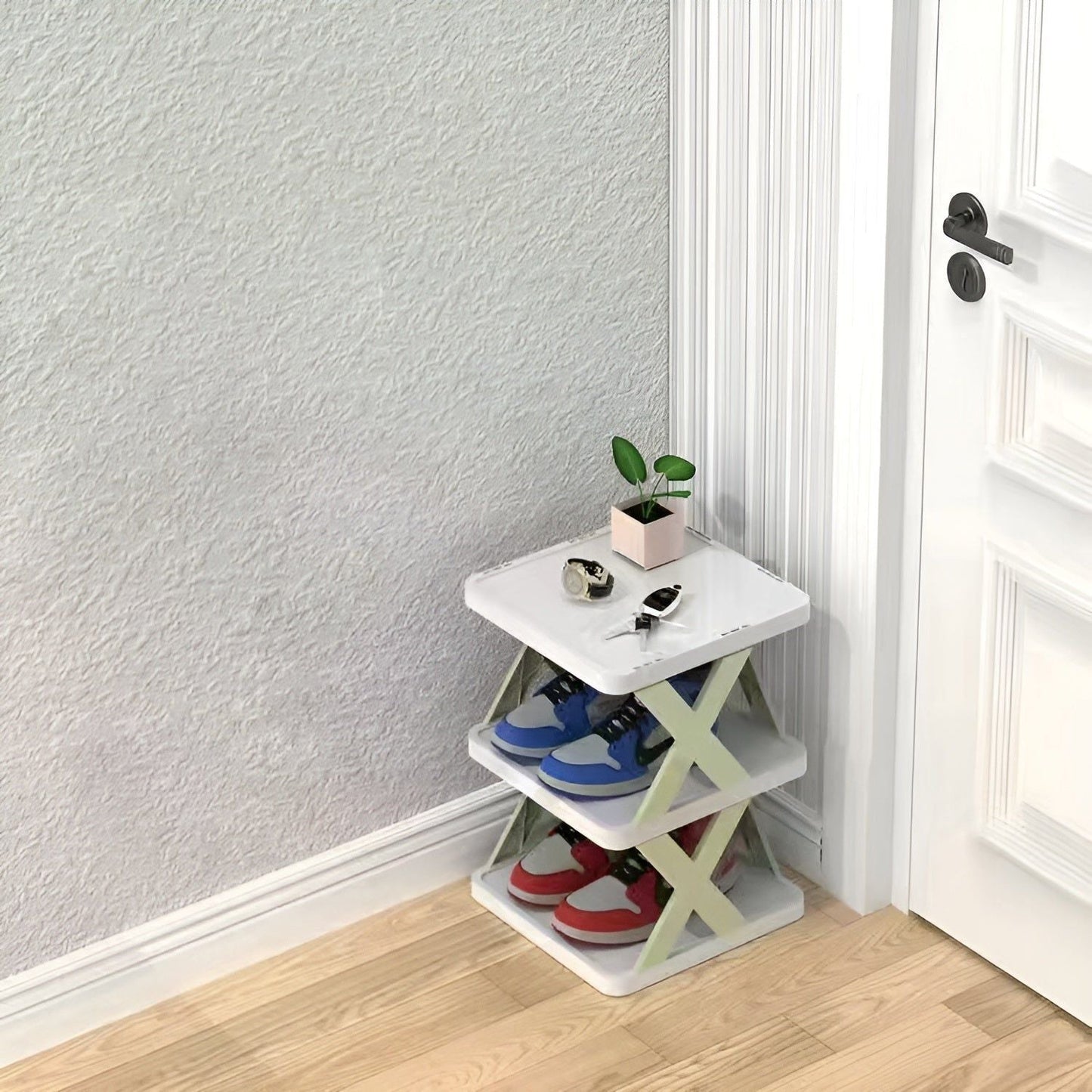 Adjustable Shoe Rack with 3 to 7 Tiers | Space-Saving Organizer