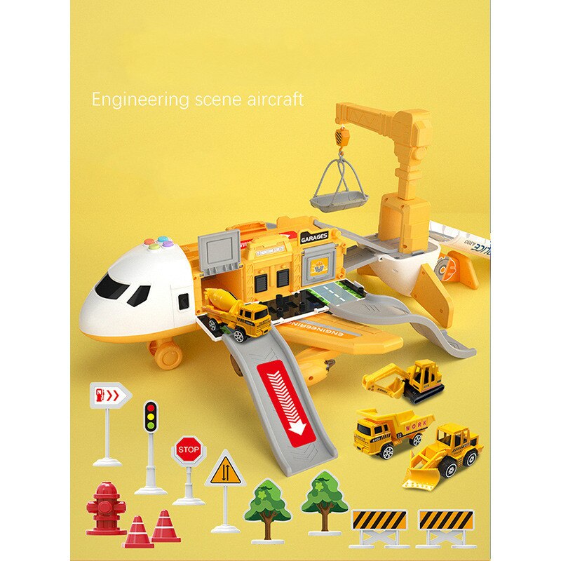 SkyExplorer Airplane Playset – 20-Piece Building and Roleplay Set for Kids