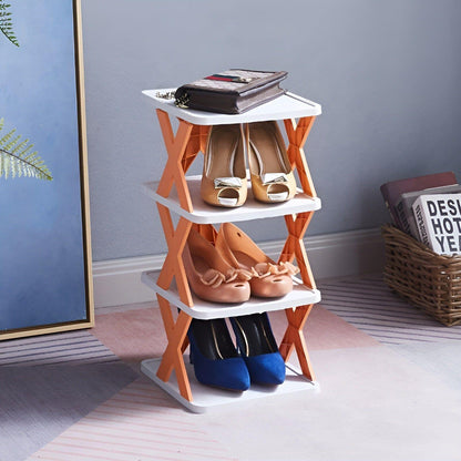 Adjustable Shoe Rack with 3 to 7 Tiers | Space-Saving Organizer