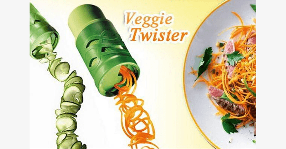 Vegetable Spiral Cutter – Create Twisted Shapes with Fresh Produce