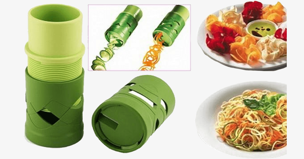 Vegetable Spiral Cutter – Create Twisted Shapes with Fresh Produce