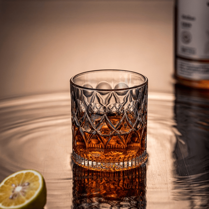 Handcrafted Crystal Tumbler – Elegant Design for Fine Beverages