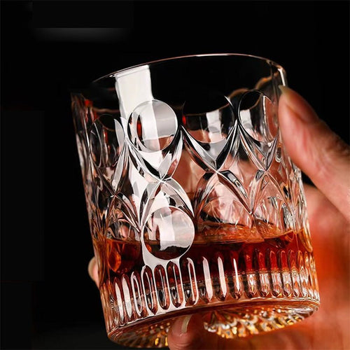 Handcrafted Crystal Tumbler – Elegant Design for Fine Beverages
