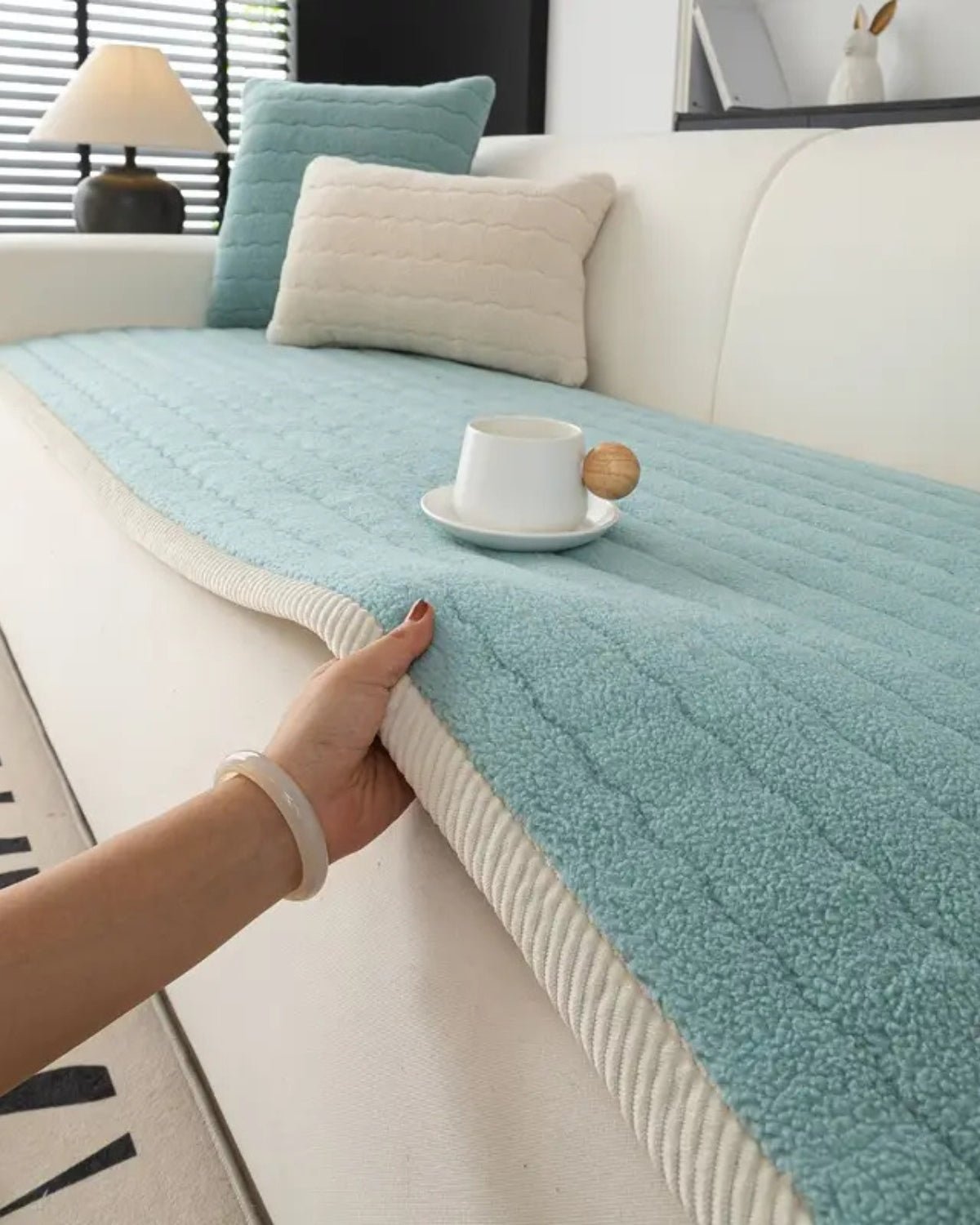 Soft Wool Sofa Cover – Stylish and Cozy Protector