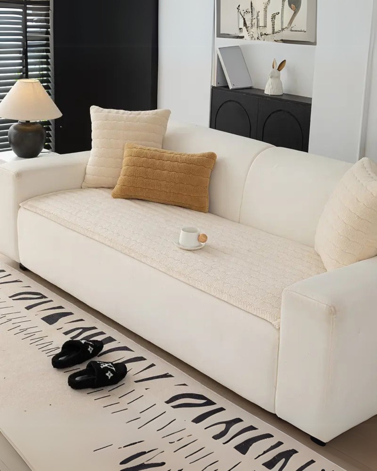 Soft Wool Sofa Cover – Stylish and Cozy Protector