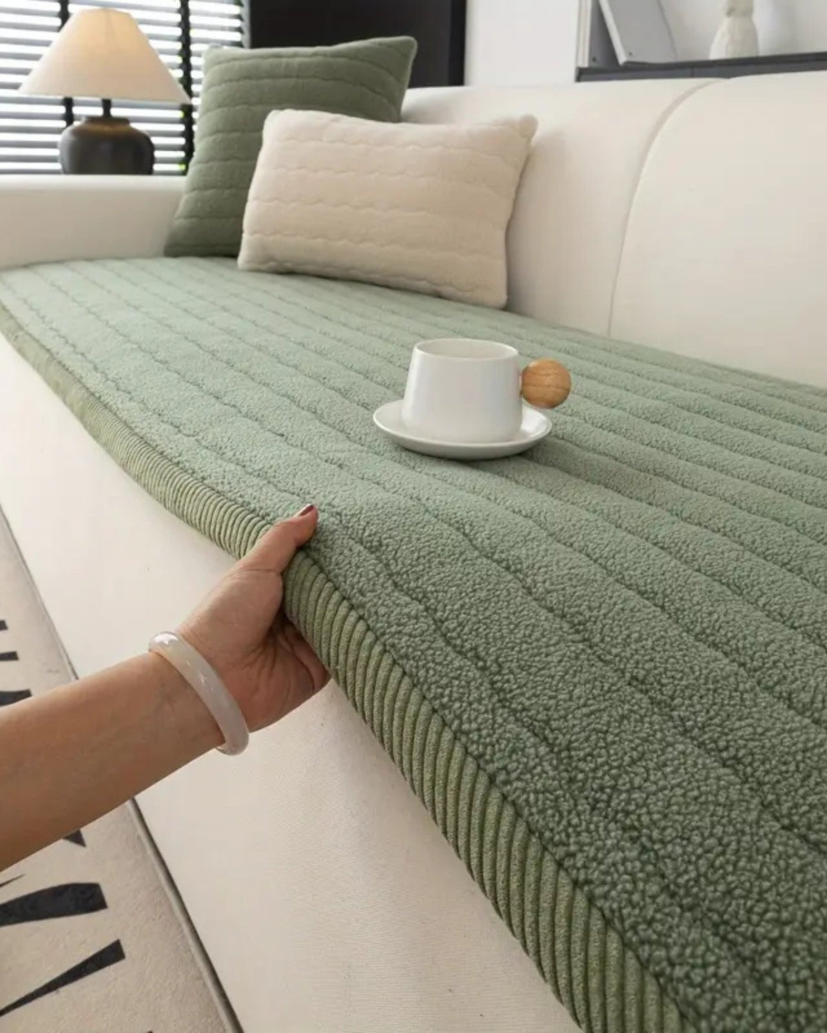 Soft Wool Sofa Cover – Stylish and Cozy Protector
