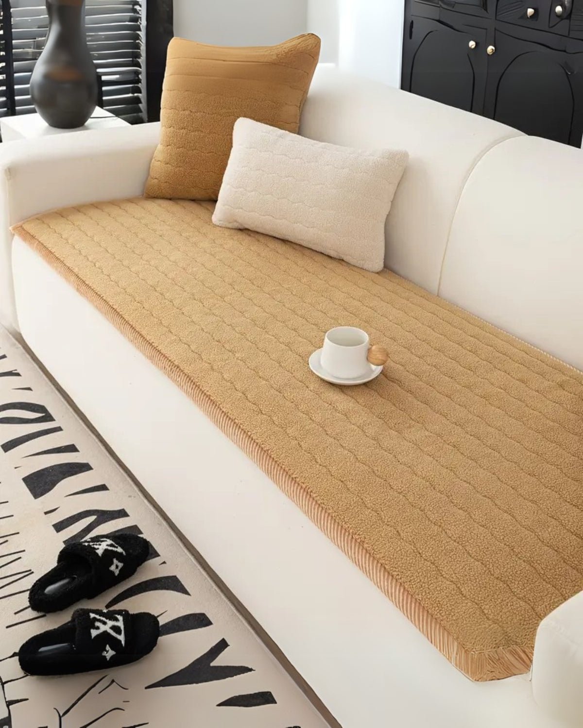 Soft Wool Sofa Cover – Stylish and Cozy Protector