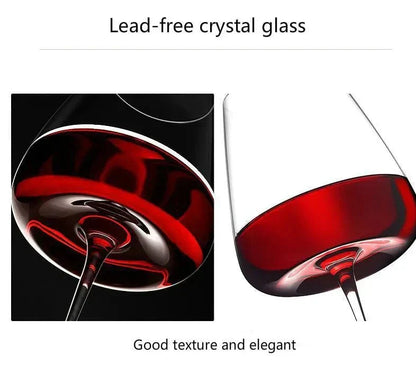 Artisan-Made Crystal Glasses for Wine and Champagne