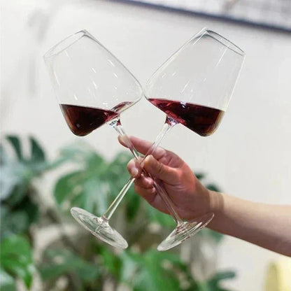 Artisan-Made Crystal Glasses for Wine and Champagne