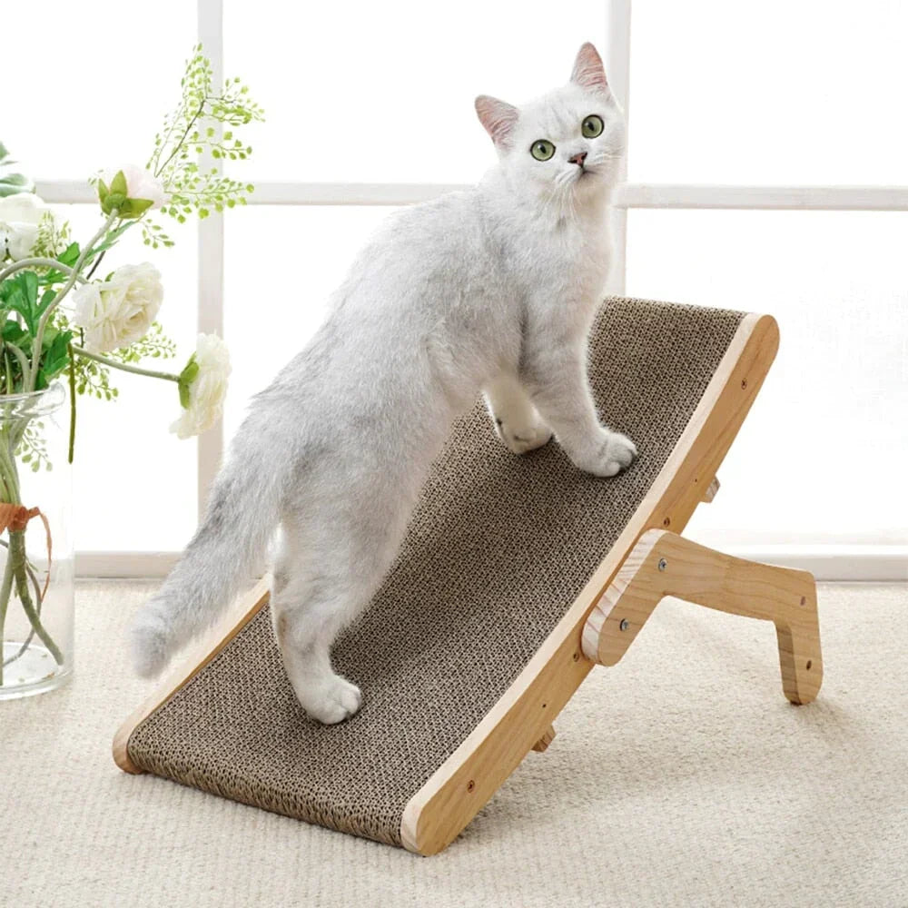 Wooden Cat Bed with Adjustable Design for Comfort