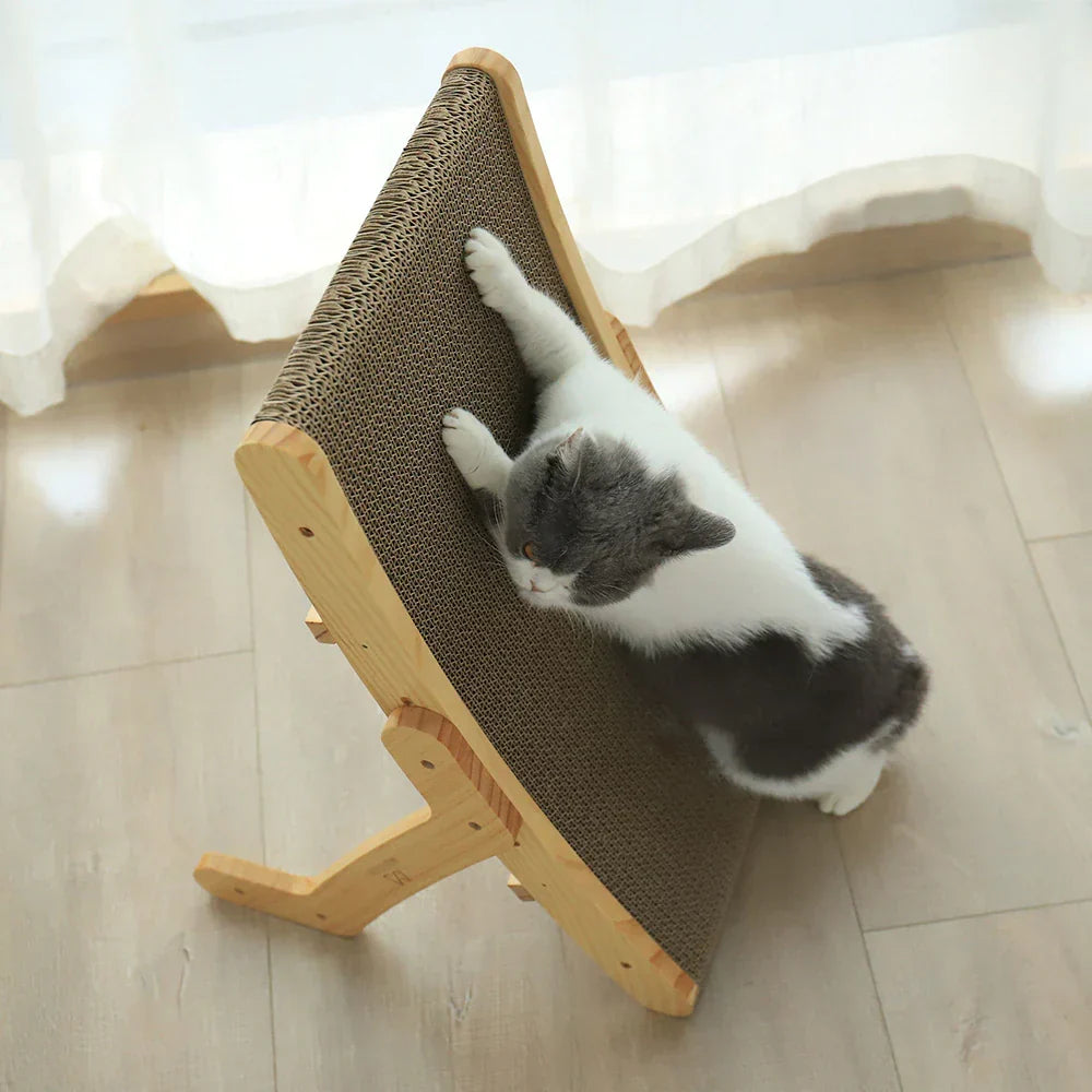 Wooden Cat Bed with Adjustable Design for Comfort