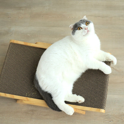 Wooden Cat Bed with Adjustable Design for Comfort