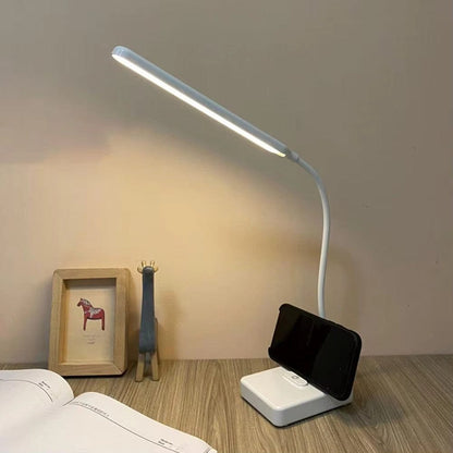 Dimmable Multi-Color Lighting Desk Lamp with Flexible USB Rechargeable Arm