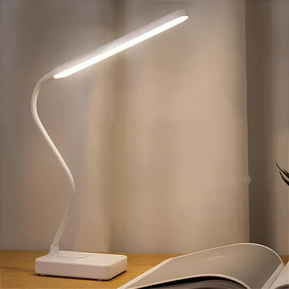 Dimmable Multi-Color Lighting Desk Lamp with Flexible USB Rechargeable Arm