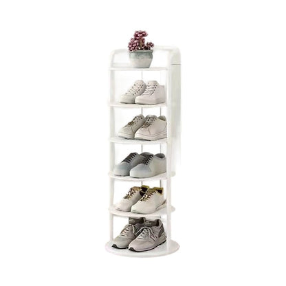 Stylish Vertical Shoe Organizer with Modern Multi-Tier Design