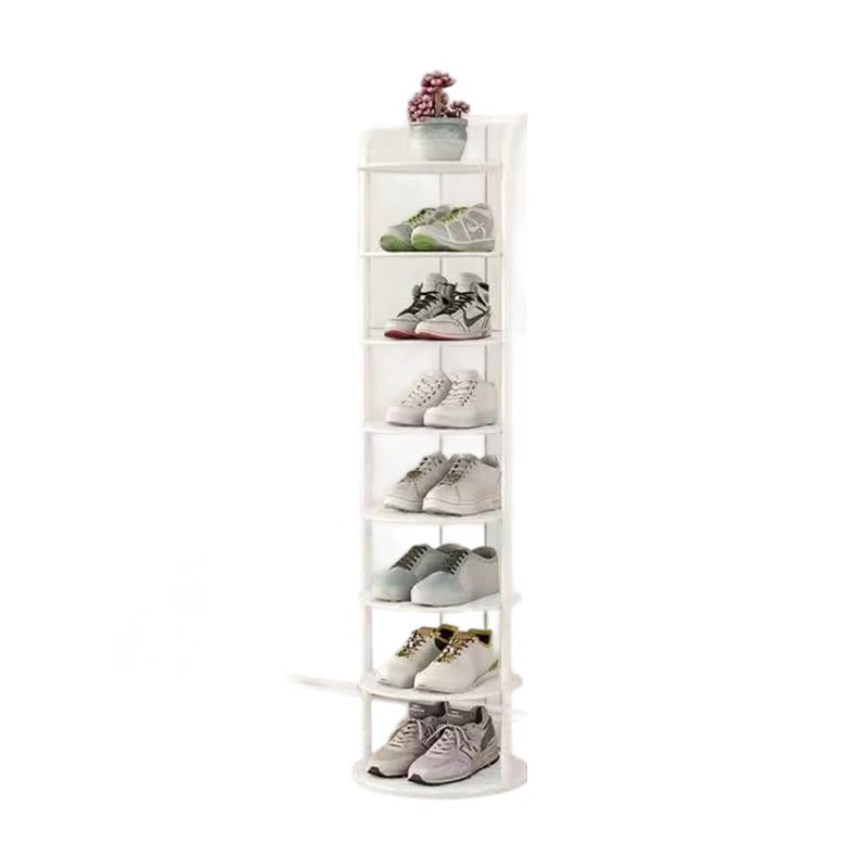 Stylish Vertical Shoe Organizer with Modern Multi-Tier Design