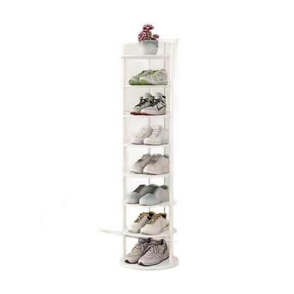 Stylish Vertical Shoe Organizer with Modern Multi-Tier Design