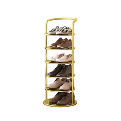 Stylish Vertical Shoe Organizer with Modern Multi-Tier Design