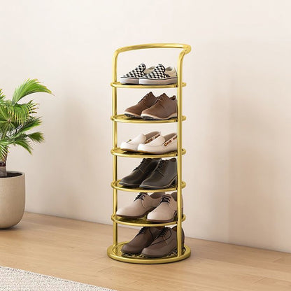 Stylish Vertical Shoe Organizer with Modern Multi-Tier Design