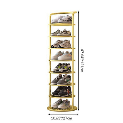 Stylish Vertical Shoe Organizer with Modern Multi-Tier Design