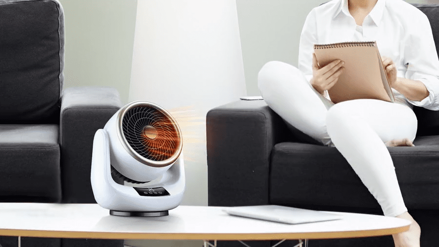 Portable Air Circulation Fan – Quiet Operation with Remote Control