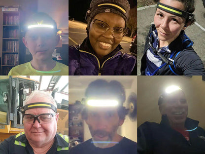 Ultra-Bright 180° LED Headlamp for Ultimate Comfort