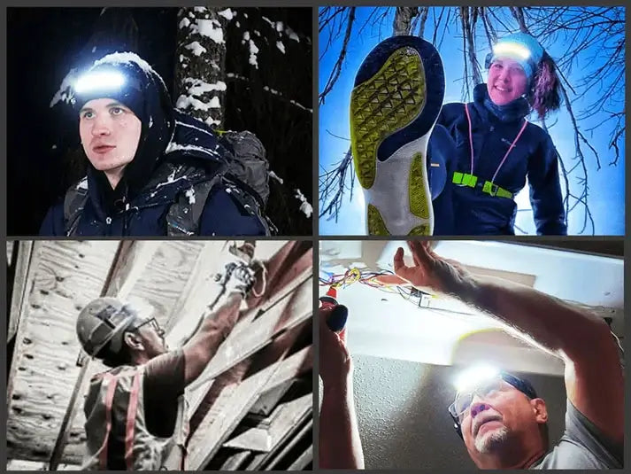 Ultra-Bright 180° LED Headlamp for Ultimate Comfort