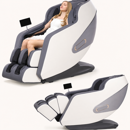 Full Body Massage Chair with 4D Motion, 57-Inch SL Track, AI Control, 12 Programs, Body Scan, Graphene Heating & Zero Gravity