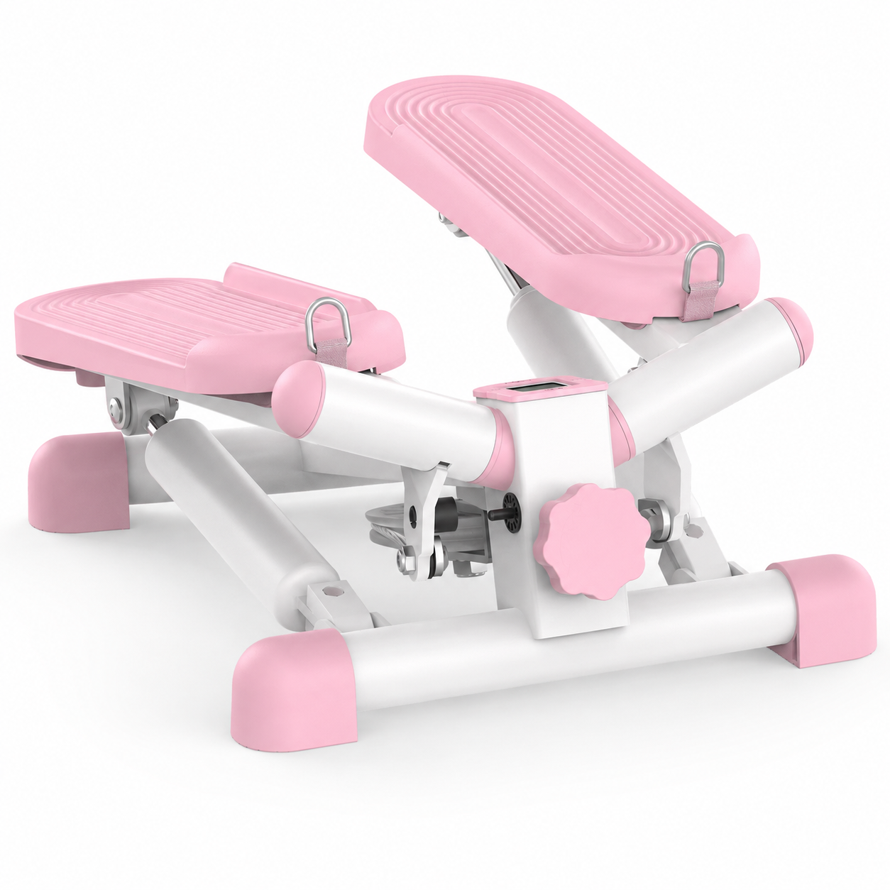 Compact Hydraulic Mini Stepper with LCD Display | 38° Side Motion, 330 lb Capacity