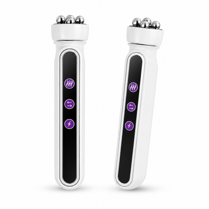 360° Rotating 3-in-1 Facial Roller with RF, EMS, Microcurrent, Heat & LED
