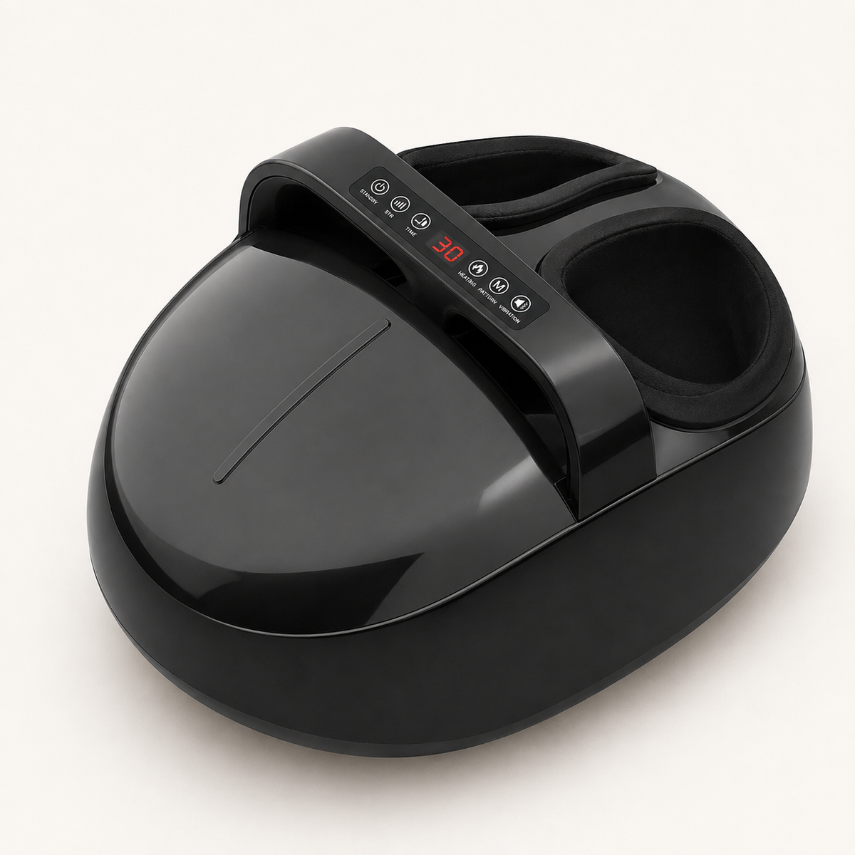 Foot Massager with Heat and Air Compression – 5 Settings, 9 Intensities, LCD Screen & Remote