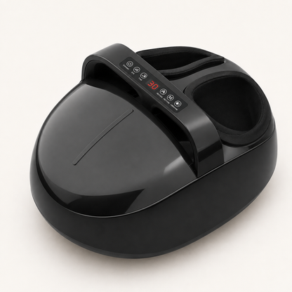 Foot Massager with Heat and Air Compression – 5 Settings, 9 Intensities, LCD Screen & Remote