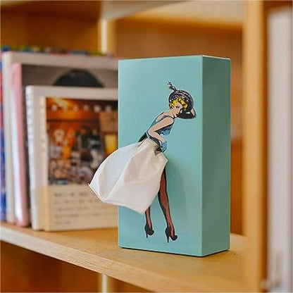 Unique Tissue Box with Creative Design for Home Décor