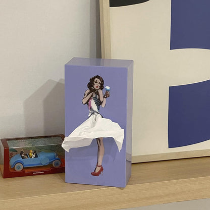 Unique Tissue Box with Creative Design for Home Décor