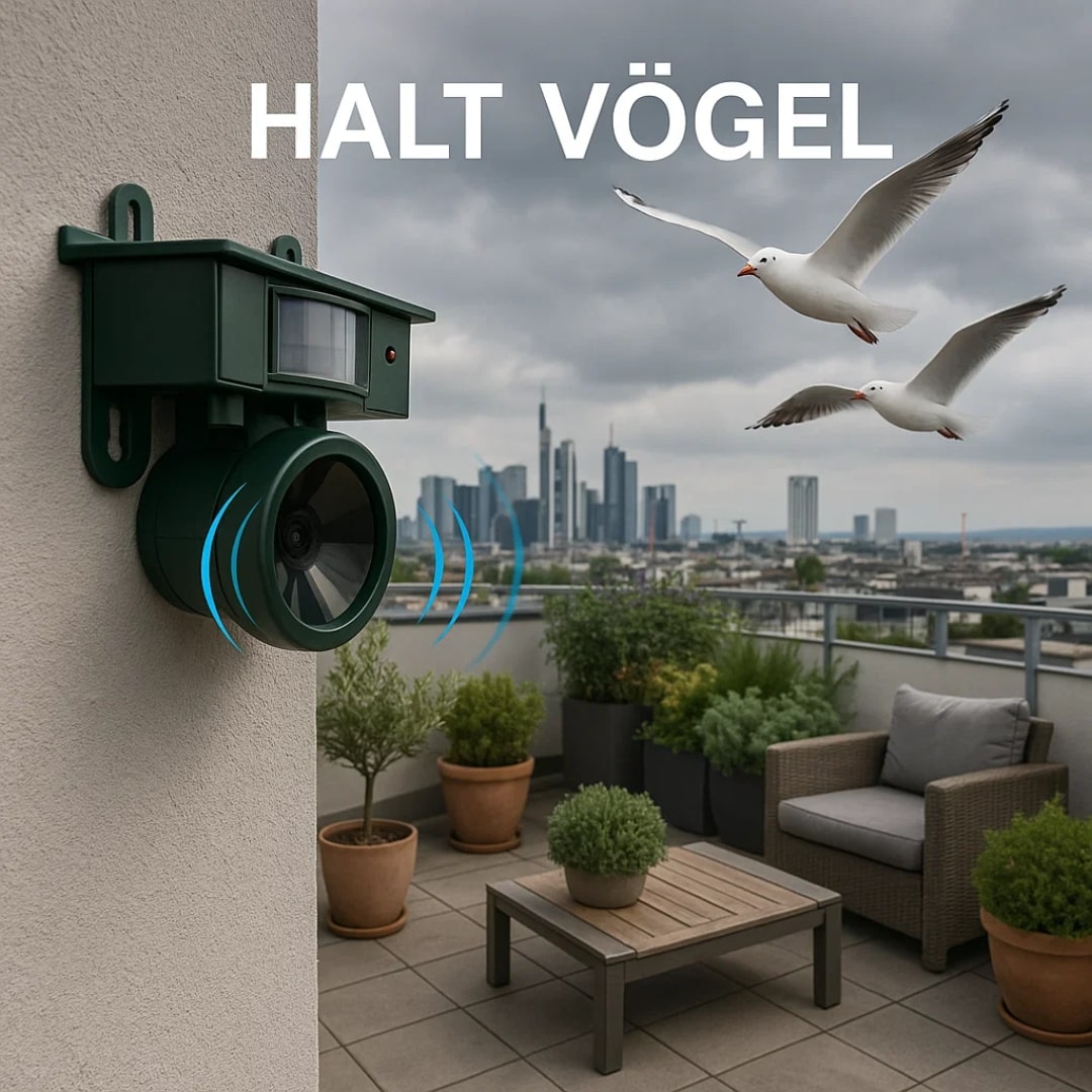 Pigeon Repellent for Balcony & Garden | Bird Deterrent Device