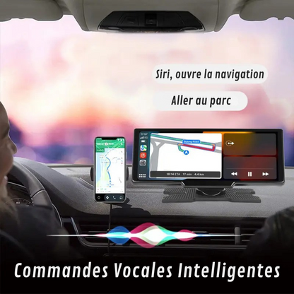 Navigation Display for CarPlay with Integrated Backup Camera