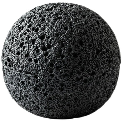 Elegant Porcelain Bowl in Volcanic Stone Design – Decorative Centerpiece