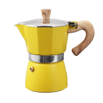 Classic Aluminium Espresso Maker for Stovetop & Outdoor Use