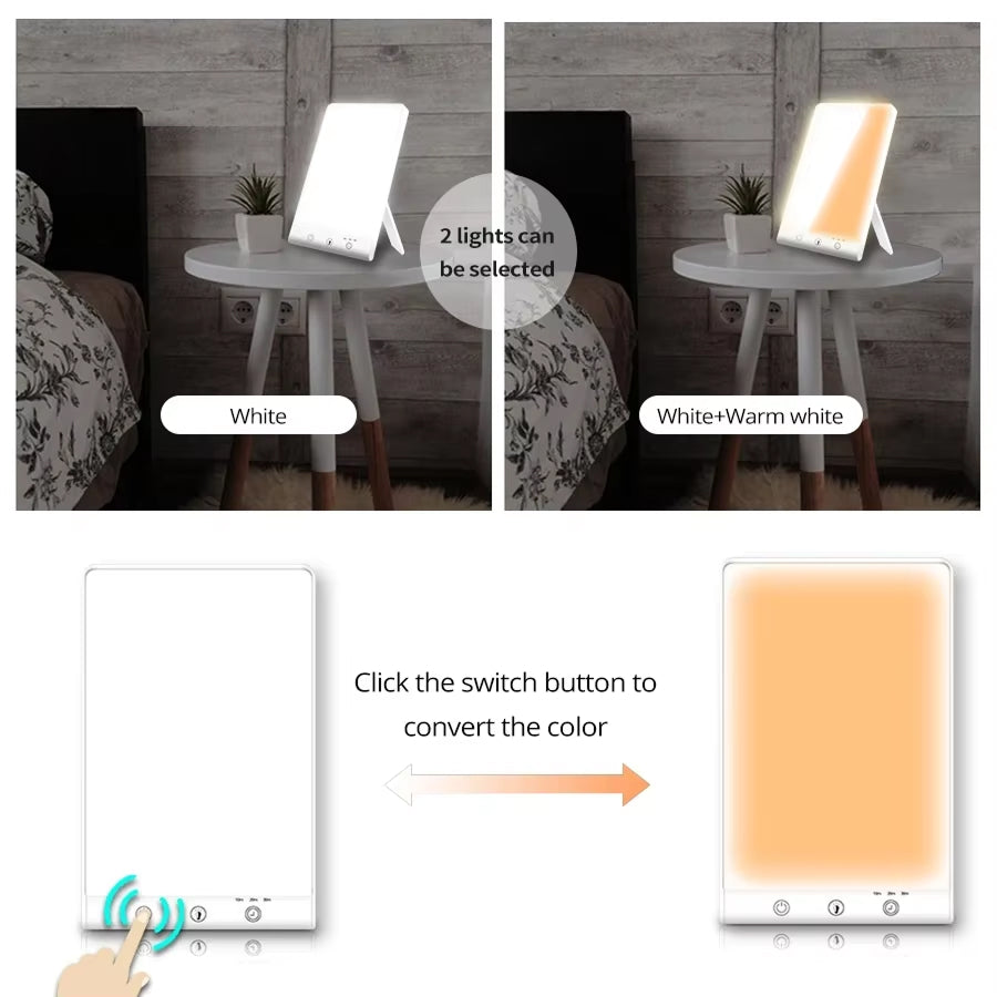 12,000 Lux Light Therapy Lamp for Seasonal Affective Disorder