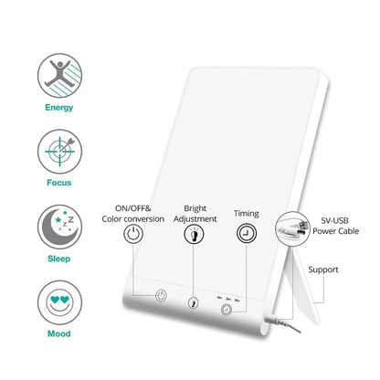 12,000 Lux Light Therapy Lamp for Seasonal Affective Disorder